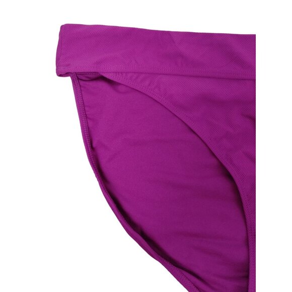 Time and Tru Womens 2XL Passionate Plum Pink Mid Rise Bikini Bottoms - Picture 2 of 5